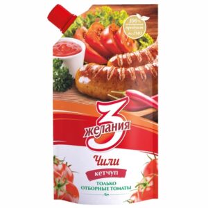 КЕТЧУП 3 ЖЕЛАНИЯ ЧИЛИ С ДОЗАТОРОМ 250ГР Д/П