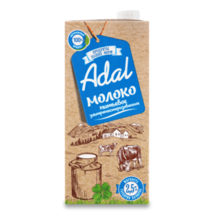 МОЛОКО ADAL ПРОДУКТЫ НАШИХ ФЕРМ 2,5% 925МЛ TBA