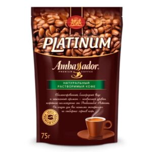 КОФЕ AMBASSADOR PLATINUM 75ГР Д/П