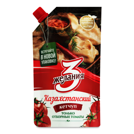 КЕТЧУП АМЗ 3 ЖЕЛАНИЯ КАЗАХСТАНСКИЙ 250ГР С/Д
