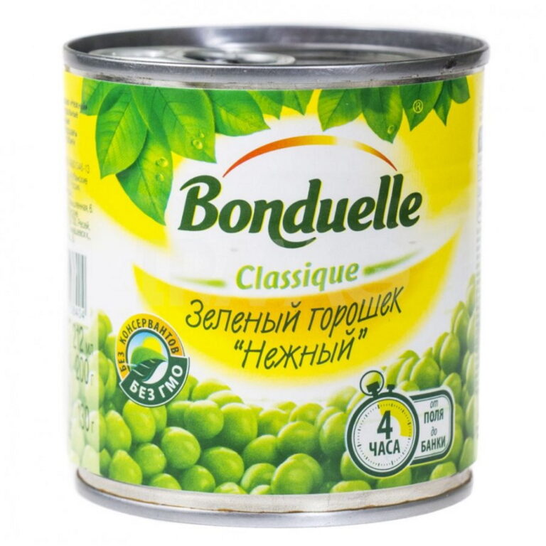 Заполнитель ГОРОШЕК BONDUELLE ЗЕЛ НЕЖНЫЙ 212МЛ Ж/Б