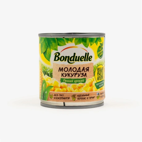 КУКУРУЗА BONDUELLE СЛ 212МЛ Ж/Б