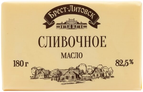 «Брест-Литовск» масло сливочное 82.5 % 180 г