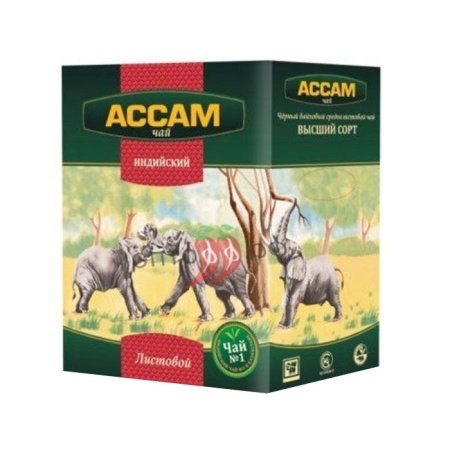 ЧАЙ АССАМ ИНДИЙСКИЙ ЛИСТ 250ГР КОР