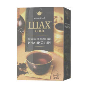 ЧАЙ ШАХ GOLD ИНДИЙСКИЙ ЧЕРН ГРАНУЛ 450ГР КОР