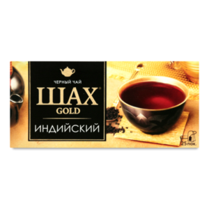 ЧАЙ ШАХ GOLD ИНДИЙСКИЙ ЧЕРН ГРАНУЛ 50ГР 25ПАК КОР