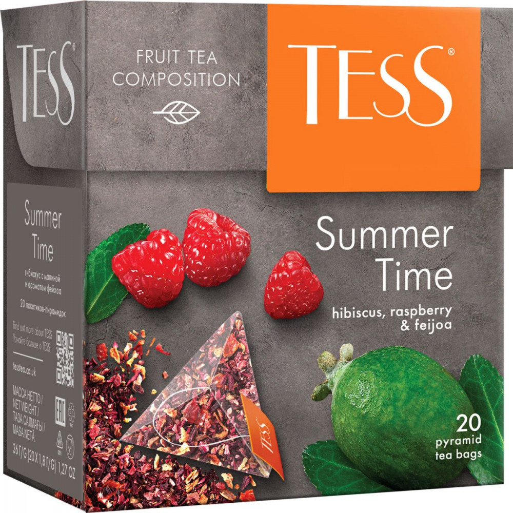 ЧАЙ TESS SUMMER TIME ЧЕРН 20ПАК КОР