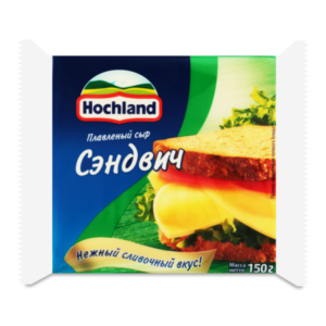 «Hochland» сыр плавленный сэндвич 45% 150 г