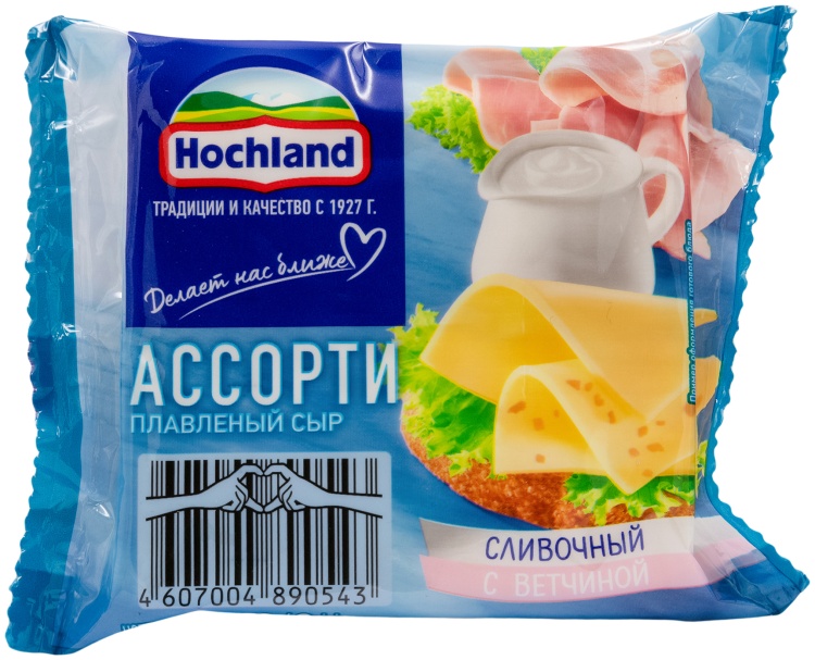 "Hochland" сыр плавленный ассорти 150 г