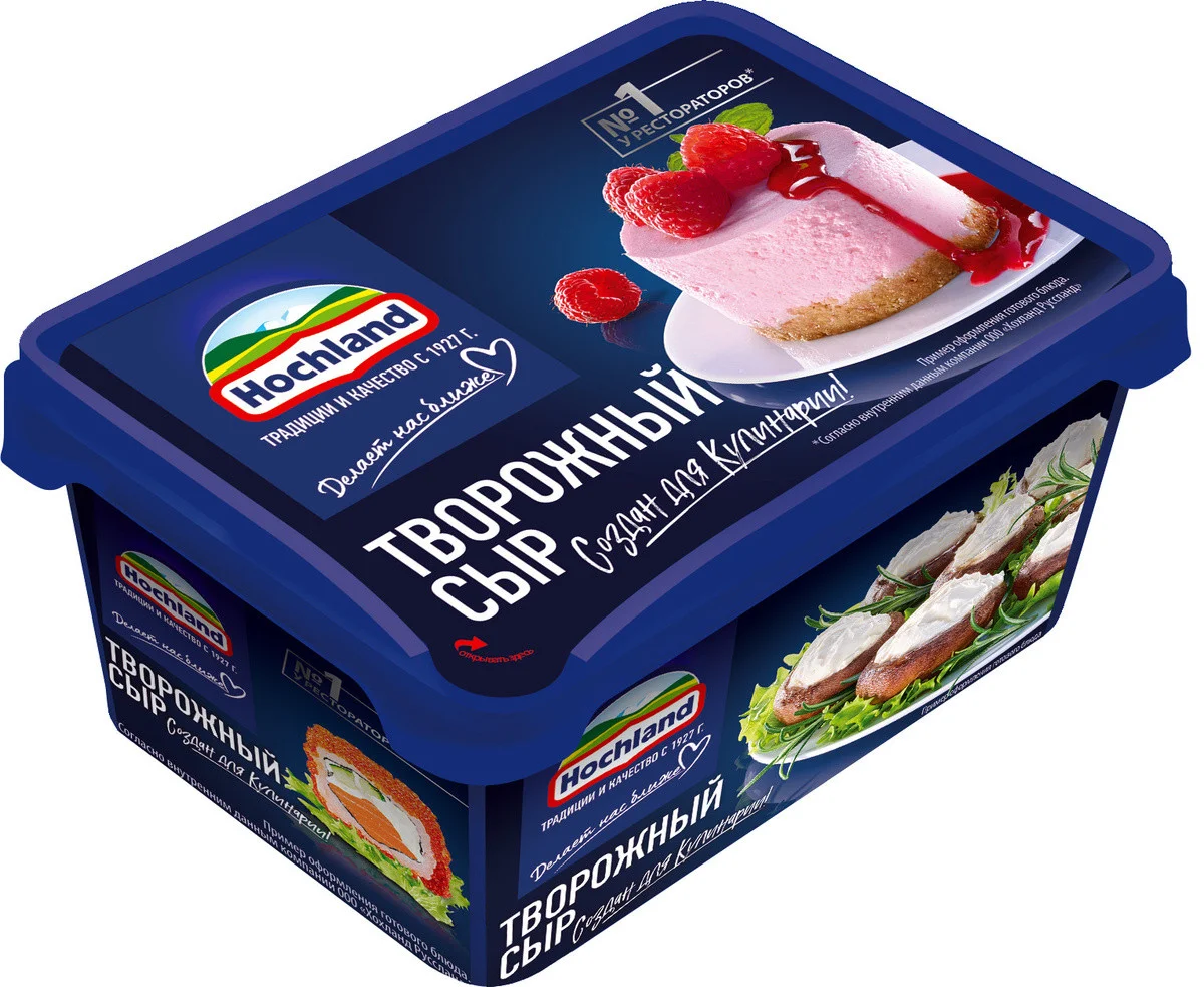 «Hochland» творожный сыр 65% 400 г