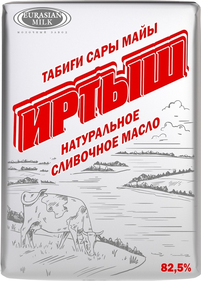 «Иртыш» масло сливочное 82.5% 180 г