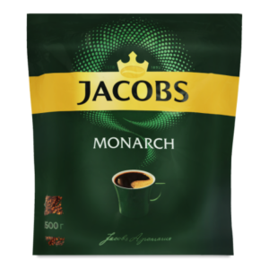 КОФЕ JACOBS MONARCH КЛАССИЧЕСКИЙ 500ГР СТАБ/Б