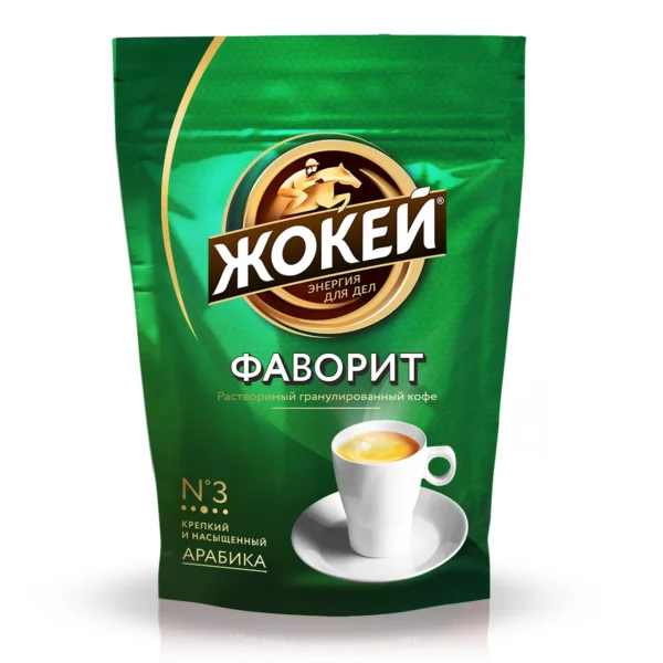 КОФЕ ЖОКЕЙ ФАВОРИТ АРАБИКА 150ГР СТАБ/Б