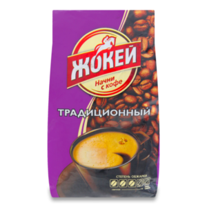 КОФЕ ЖОКЕЙ ТРАДИЦИОННЫЙ В ЗЕРНАХ В/С 200ГР ФЛ/П