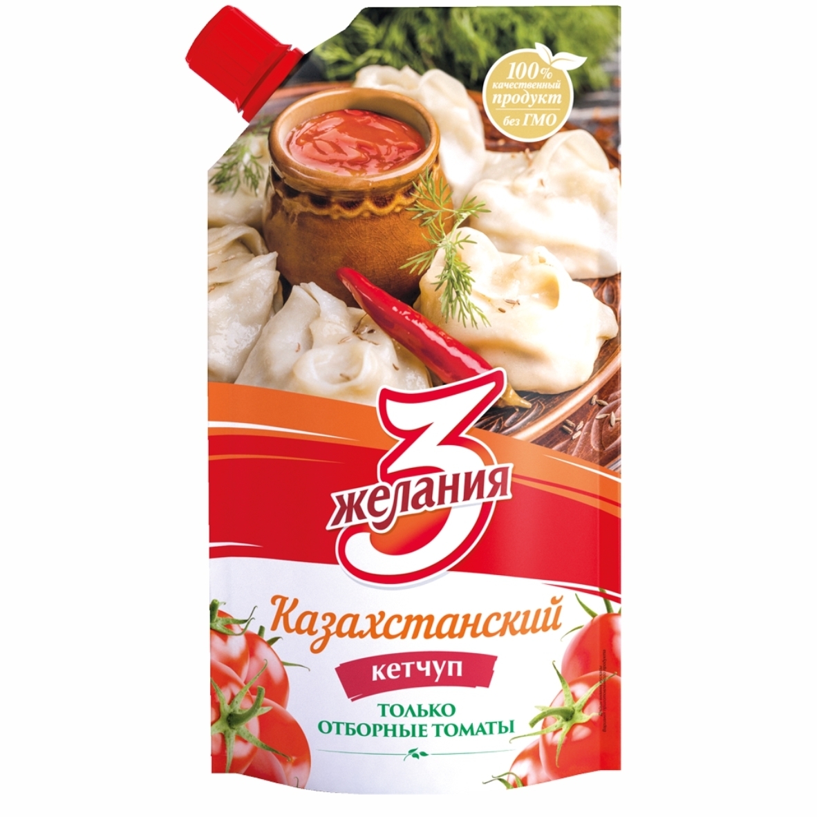 КЕТЧУП 3 ЖЕЛАНИЯ КАЗАХСТАНСКИЙ 450ГР Д/П