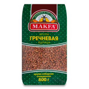 КРУПА MAKFA ГРЕЧНЕВАЯ ЯДРИЦА 800ГР ФЛ/П