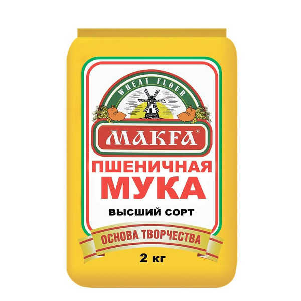 МУКА МАКФА ПШЕНИЧНАЯ В/С 2КГ П/П