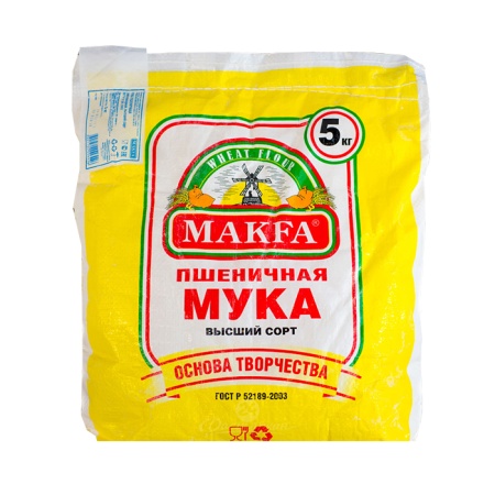 МУКА MAKFA В/С 5КГ МЕШ