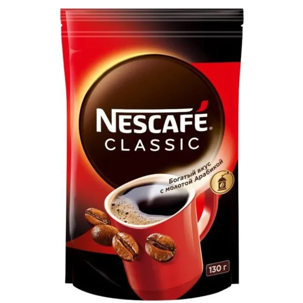 КОФЕ NESCAFE CLASSIC 130ГР СТАБ/Б