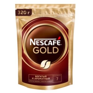 КОФЕ NESCAFE GOLD ЗОЛОТАЯ ОБЖАРКА РАСТВОРИМЫЙ 320ГР СТАБ/Б