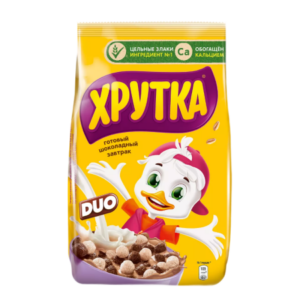 Заполнитель ЗАВТРАК NESTLE ХРУТКА DUO ГОТОВЫЙ ШОК 230ГР П/П