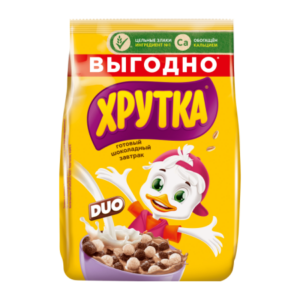 Заполнитель ЗАВТРАК NESTLE ХРУТКА DUO ГОТОВЫЙ ШОК 650ГР П/П