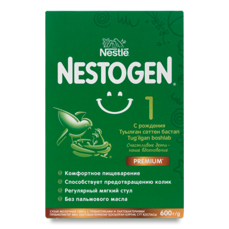 СМЕСЬ NESTOGEN №1 С РОЖДЕНИЯ 600ГР КОР
