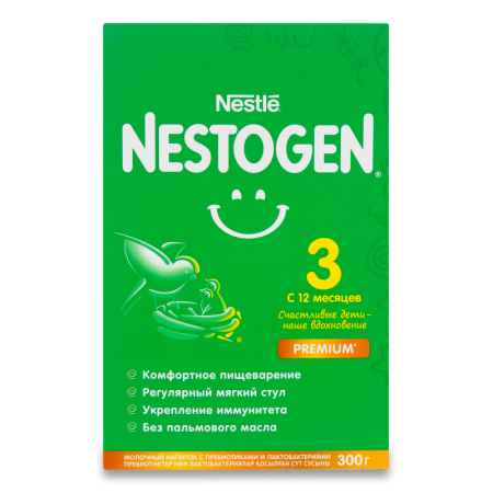 СМЕСЬ NESTOGEN №3 С 12 МЕС 300ГР КОР