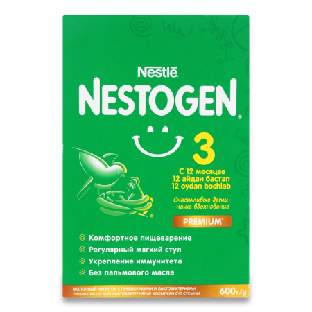 СМЕСЬ NESTOGEN №3 С 12 МЕС 600ГР КОР