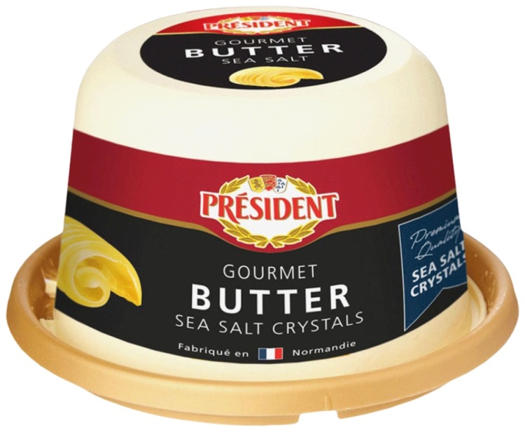 President La Motte» масло кислосливочное с морской солью 80% 250 г