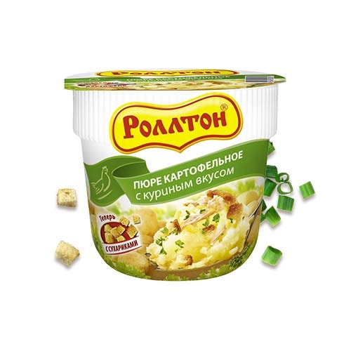 ПЮРЕ РОЛЛТОН Б/П КУРИЦА 40ГР СТАК