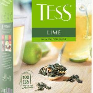 ЧАЙ TESS LIME ЗЕЛ С ЦЕДРОЙ ЦИТРУСОВЫХ 100ПАК КОР