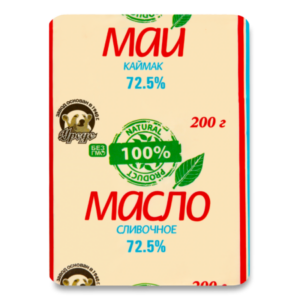 «Урсус» масло сливочное 72.5% 200 г