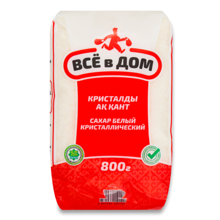 САХАР ВСЁ В ДОМ ПЕСОК 800ГР П/П