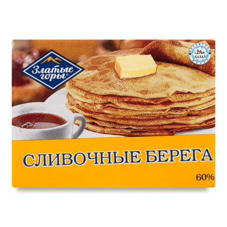 Златые горы» сливочные берега спред традиционный 60% 180 г